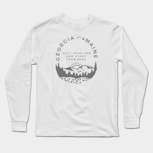 Georgia to Maine Long Sleeve T-Shirt